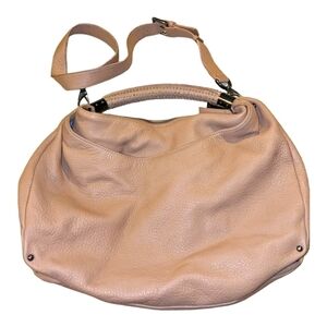 Kenneth Cole New York tan leather hobo bag satchel, EUC Buttery Soft